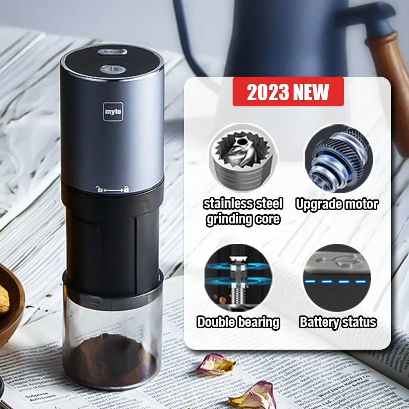 

Mini Electric Coffee Bean Grinder Scalable Small Coffee Mill Grinder Stainless Steel Grinding Core USB Charge Coffee Grinder