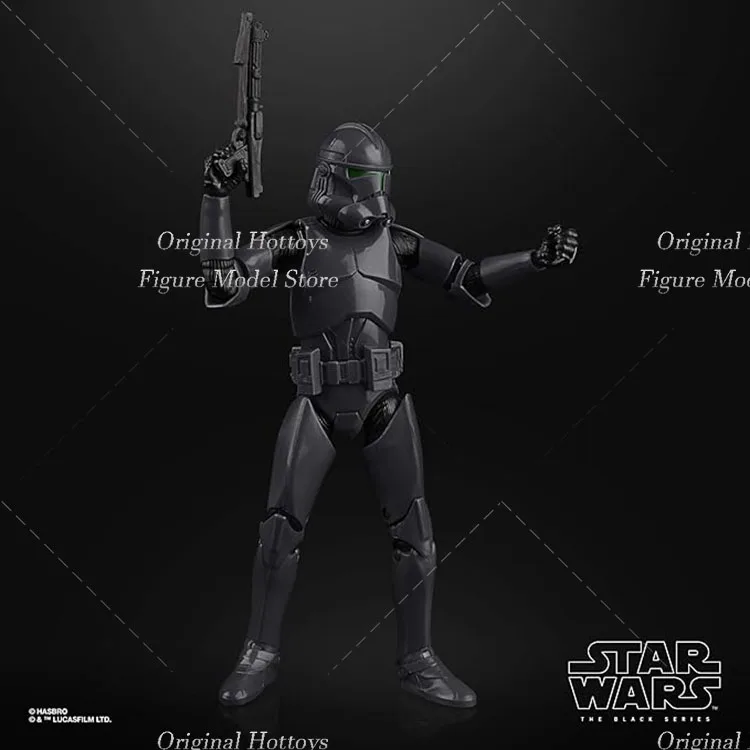 In Stock 1/12 Scale Male Soldier Star Wars Black Elite Soldier Full Set 6-inch Action Figure Model Fans Gifts Collection