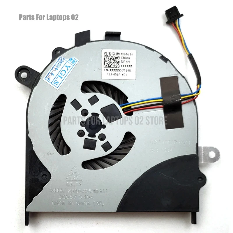 D New Laptop CPU Fan for Dell Inspiron 13 7000 series 7359