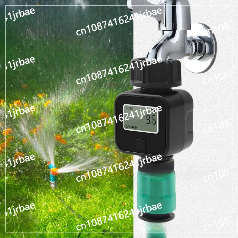 Water Flow Meter, 4 Measure Modes, ±5% High Accuracy,Flow Rate for Outdoor Garden Hose Watering, RV Water Tank Filling