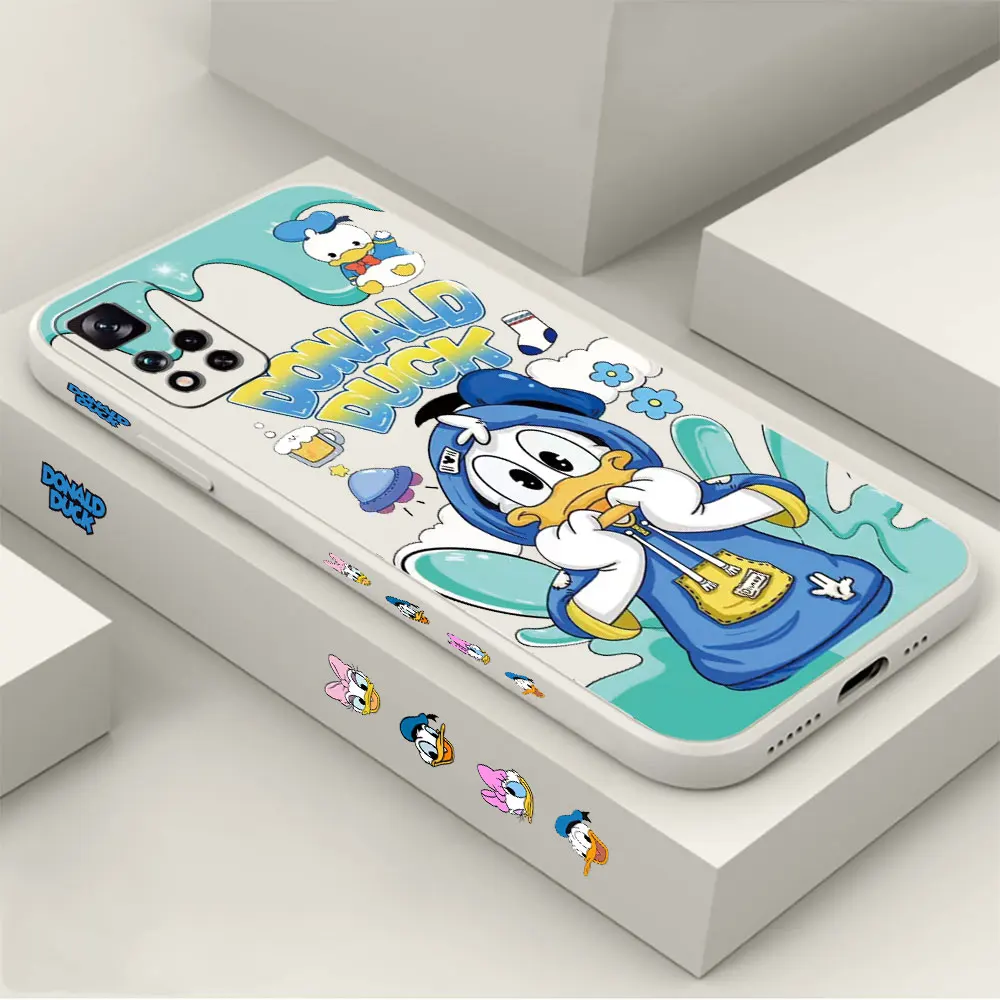 Disney Donald Daisy Duck Phone Case Xiaomi Redmi Note 13 12 12T 11 11T 11R 11E Pro Plus 10 9 Pro Max 11S 10T 10S 9S Liquid Cover