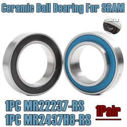 Bearings Wheel Set For SRAM Bicycle Bottom Bracket Repair Parts ( 2 PCS ) 24*37*8mm 22.2*37*8*11.5mm Ceramic Ball Bearing