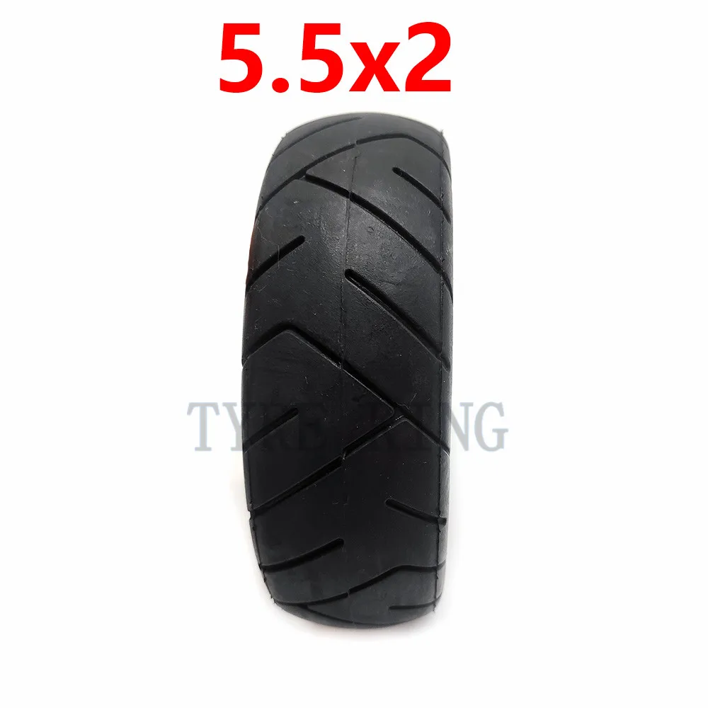 High Quality 5.5X2 Solid Tyre 5.5*2 Explosion Proof Tire for Jackhot Carbon Fiber Scooter Fastwheel F0 Electric Scooter Parts