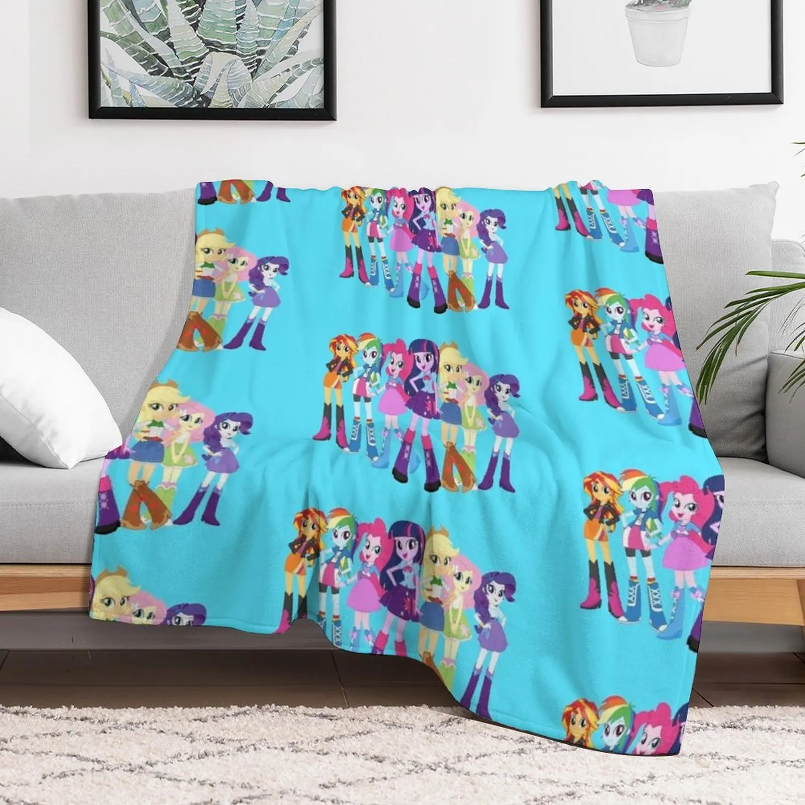 Squad of Friendship (Princess Twilight ver.) Throw Blanket