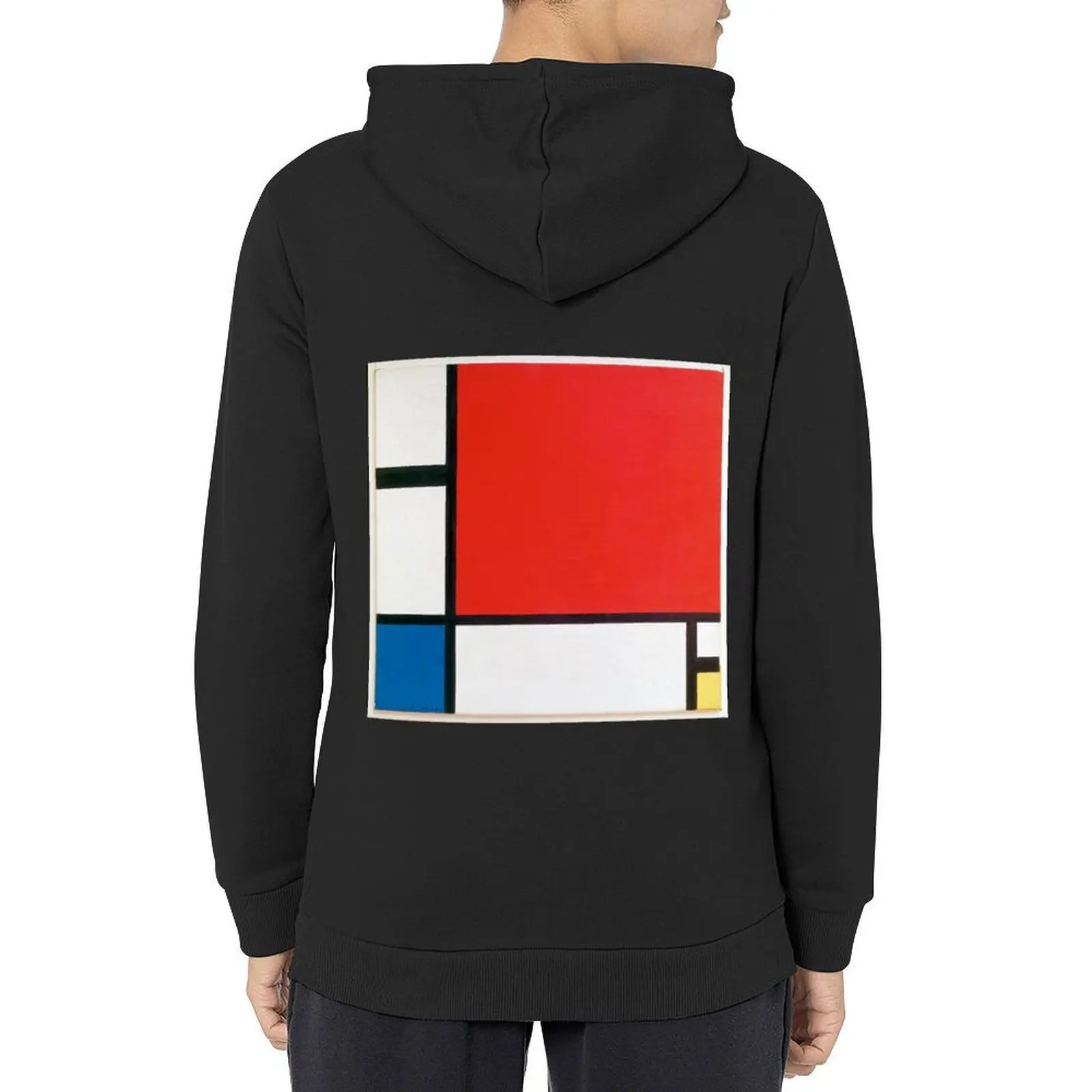 

Composition II in Red Blue and Yellow by Piet Mondrian (1930) Hoodie men's sweat-shirt set anime clothes blouse man hoodie