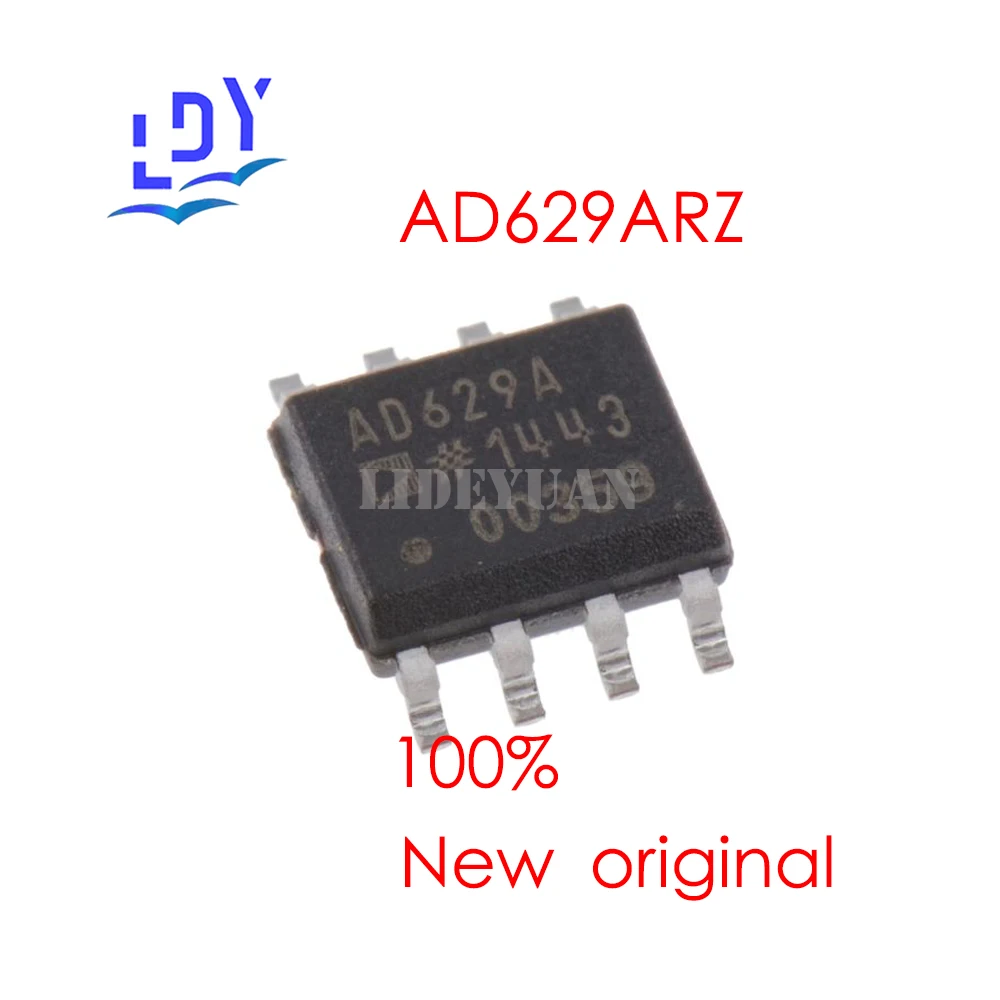 10pcs  AD629ARZ Suitable For Amplifier Chip IC Industrial Grade Civil Grade Repair Chip AD629ARZ Instrumentation Amplifier Chip