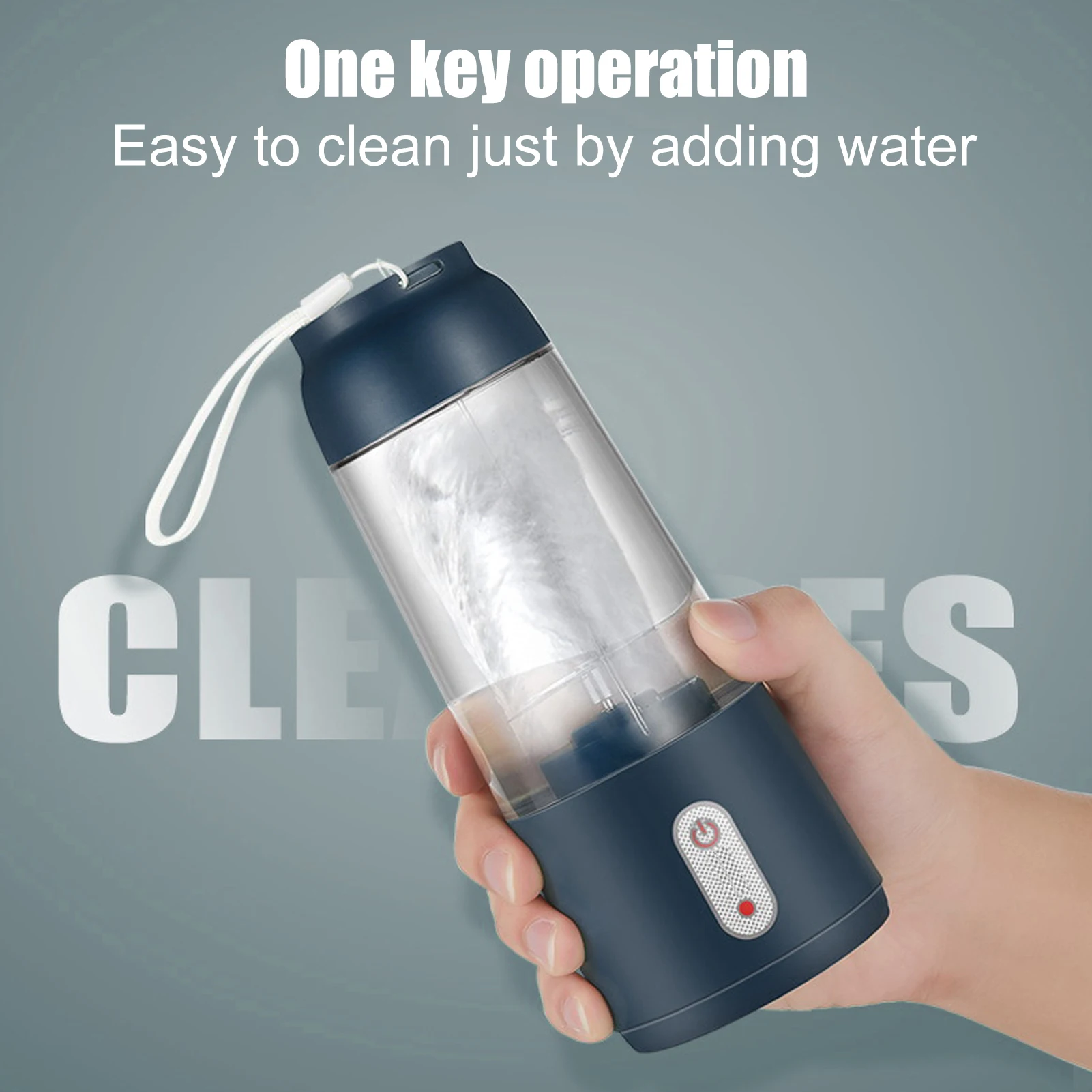 كوب لصنع العصائر الكهربائية 300 مللي 1200 مللي أمبير بطارية بنقرة واحدة عملية USB شحن يده كوب لصنع العصائر الكهربائية الآمنة للمكتب