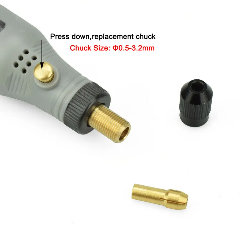 

ALIM-10W Hobby Craft Мини-дрель-шлифовальный станок Набор вращающихся инструментов Моделирование Полировка Сверление