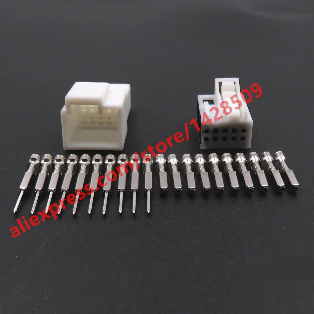 1 Set 10 Pin 2-929171-1 0.6 Series Miniature Tail Light Connector Car Door Module Skylight Rearview Mirror Plug For Benz