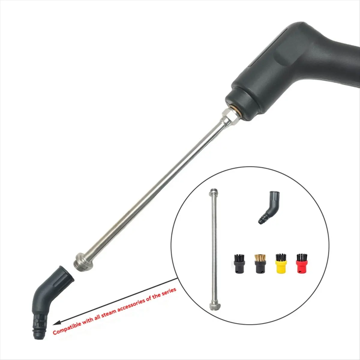 تحويل محول منظف البخار لـ SC1 SC2 SC3 SC4 SC5 يده فرشاة تنظيف البخار رئيس فوهة قوية