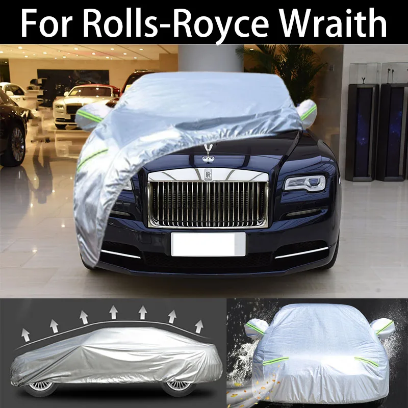 

For Rolls-Royce Wraith car Cover Dustproof Outdoor Indoor UV Snow Resistant Sun rain Protection waterproof hail cover for car