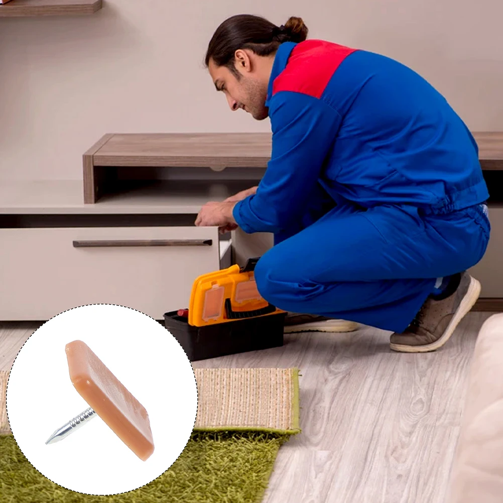 

30Pcs Furniture Glide Nails Drawer Slide Repair Kit Practical Chair Feet Protectors for Hardwood Floors Drawer Glides