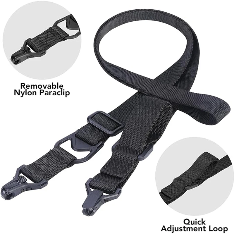 MS3 Gun Sling Multi-Mission Sling Strap Outdoor AR AK Rifle Universal Gun QD Sling Tactical Adjustable Nylon Gun Rope