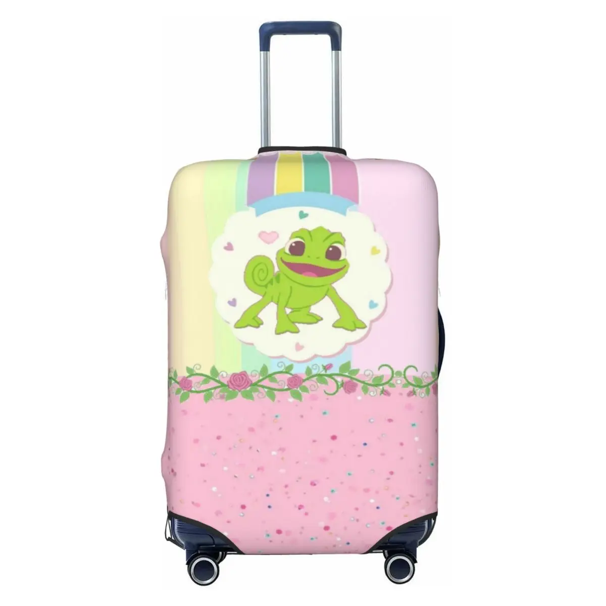 

Эластичный чехол для чемодана с мультяшным принтом «Принцесса Тangled», забавный защитный чехол для багажа