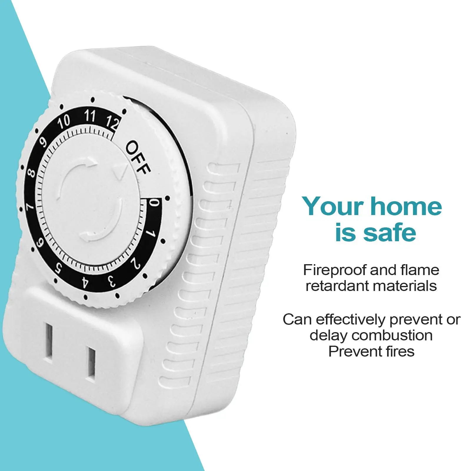 Indoor Timer Socket Accurate Indoor Home Plug in Timers Auto Shut off User-Friendly Versatile Function Socket for Vacation