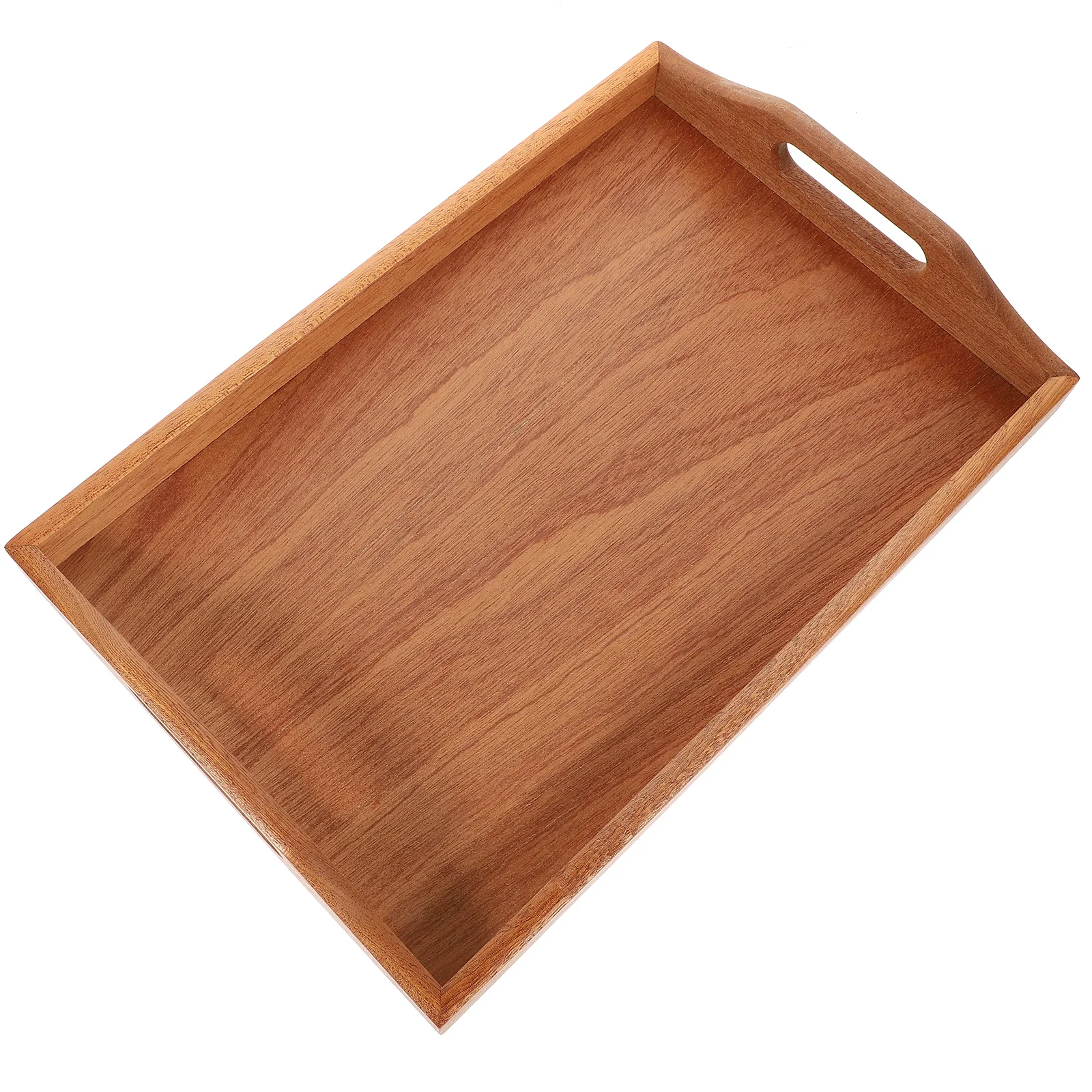 

Ebony Wood Tray 33x22x5cm Smooth Surface Easy Clean Kitchen Bar Home Restaurant Fruit Food Dessert Serving Wood Material