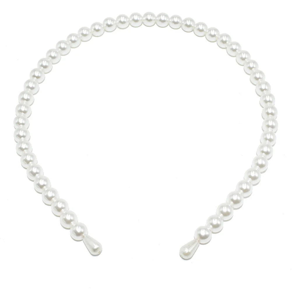 

4 шт., свадебная повязка для волос, жемчужные обручи, повязка на голову ручной работы с жемчугом, 4x22 мм, бусины, элегантная повязка на голову, аксессуары для волос