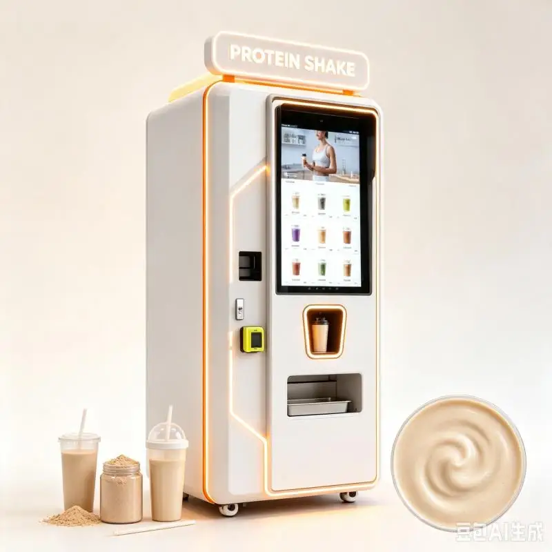Customized Protein Shake Vending Machine Intelligent Drink Dispenser High Efficiency Protein Mixing Fitness Center Solution