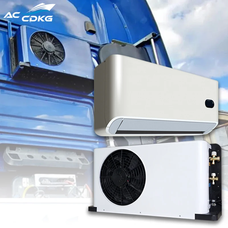 

DC12v 24v New Mini Split Parking Air Conditioner for Truck Tractor Cab