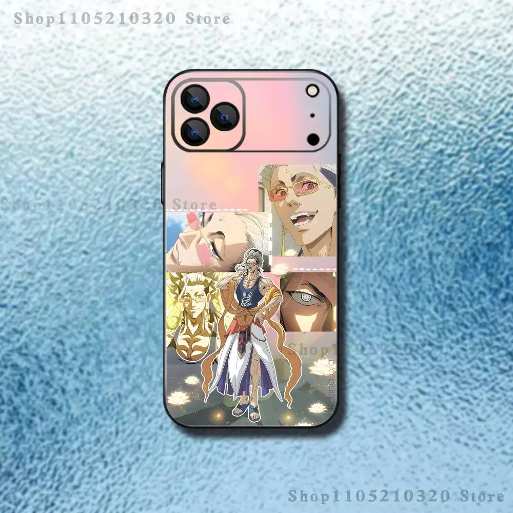 حافظة هاتف R-Record of ragnarok B-buddha لهاتف iPhone 17,16,15,14,13,12,Pro,Max,Plus,E,SE4,Air,Mini Black Soft Box