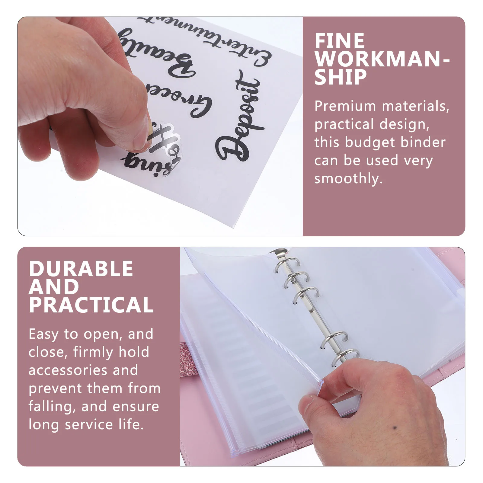 

1 комплект, органайзер для бюджетных переплетов, конверты на молнии, планировщик бюджета, денежные конверты, органайзер для экономии денег, бюджетные листы