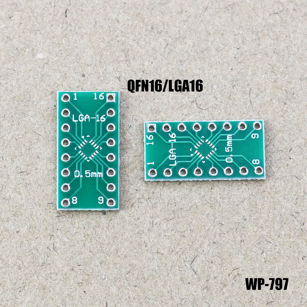 1PCS PCB Board Kit SMD Turn To DIP Adapter Converter Plate SOP MSOP SOP14 QFN16/LGA16 8 10 14 16 20 28 SMT To DIP WP-797