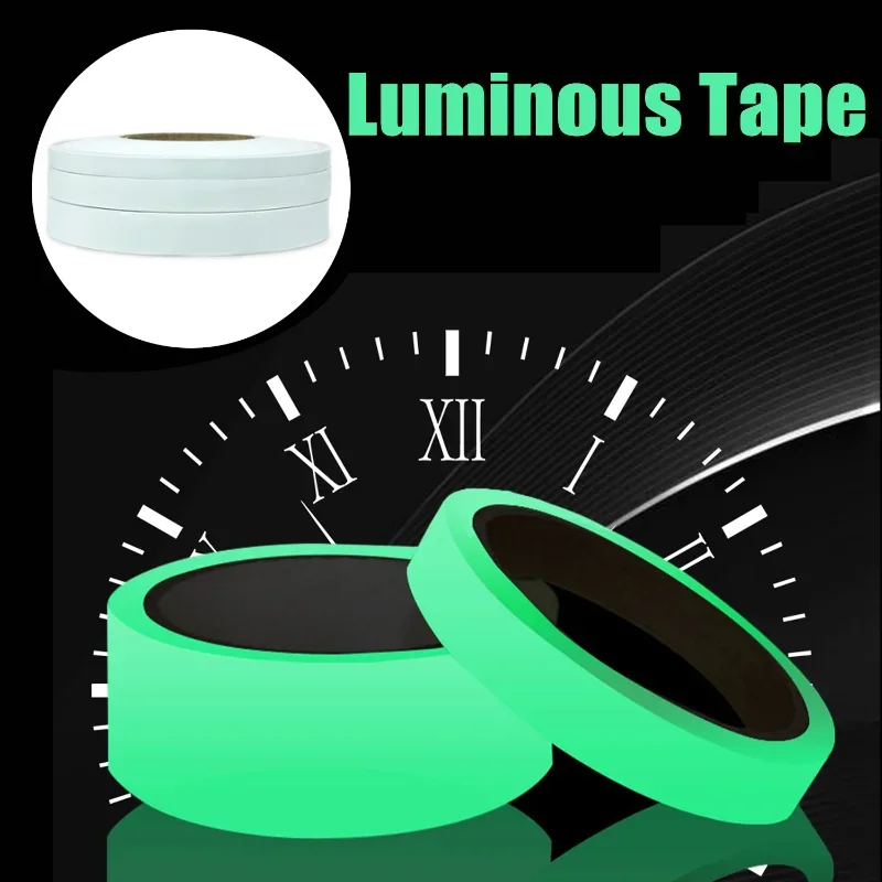 Nastro luminoso rimovibile impermeabile Glow In The Dark Tape Sticker sicurezza di emergenza Egress pennarelli scale pareti gradini segnale di uscita