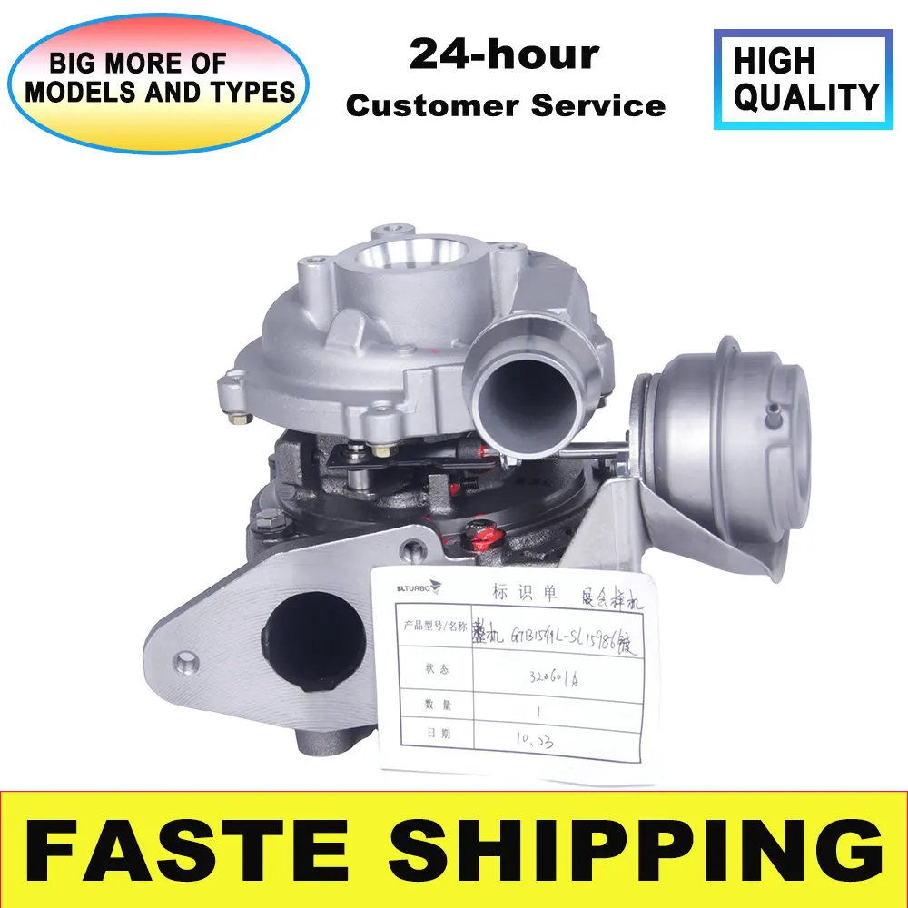 

Turbine GTB1549L Full Turbocharger for Nissan Interstar / NV400 146HP 107Kw 2.3dCi M9T 2011- Complete Turbo charger 790179-5002S