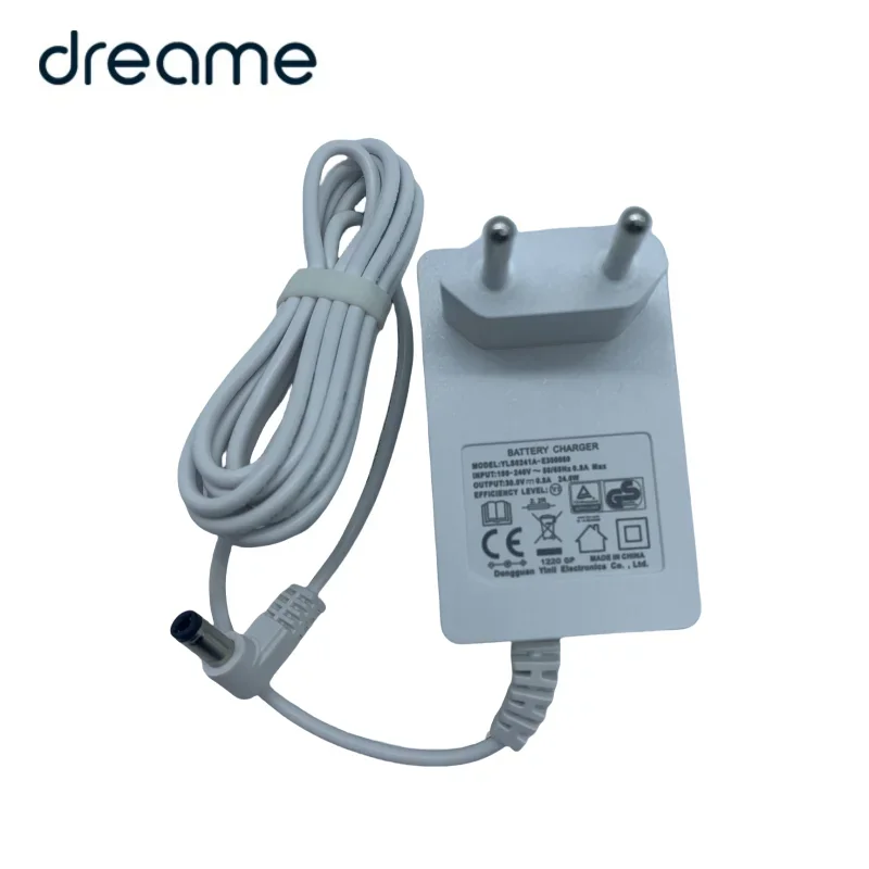 Original Power Adapter for Dreame V9/ V10/ V11/ V12/ XR Wireless Hand Held Vacuum Cleaner Compatible with XIAOMI 1C K10 Charger