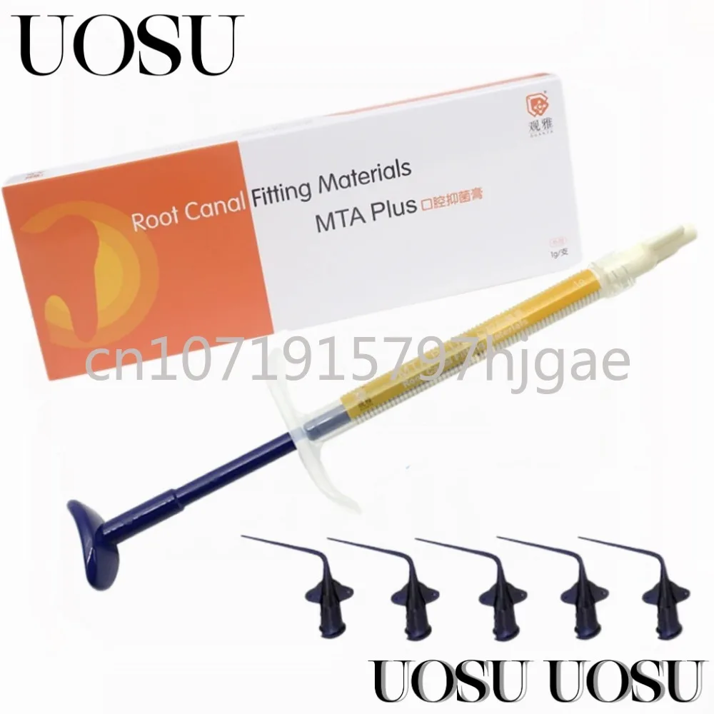 MTA Dental Material Root Canal Filling Fitting 1g Syinge Endodontic Sealing Liner Treatment Mta Plus Repair Cement Dentistry