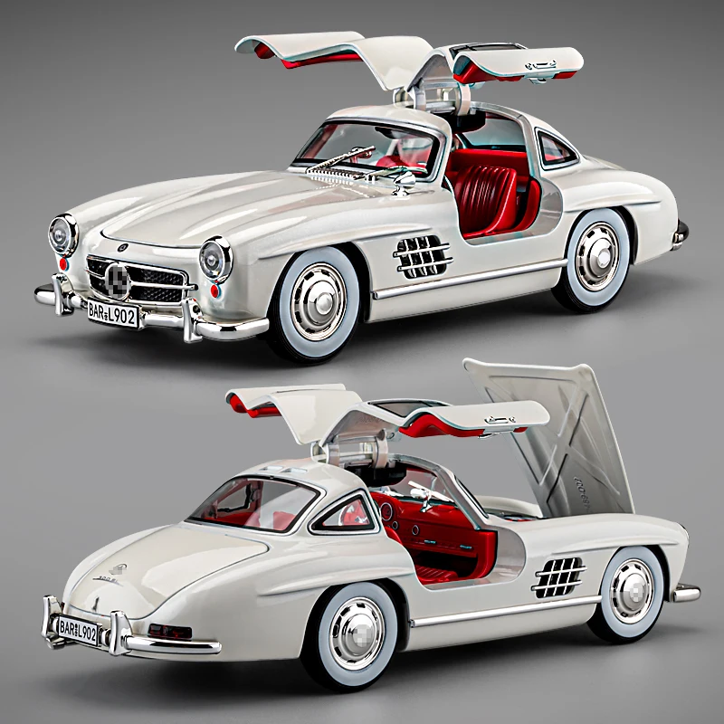 

1/32 New Arrival Special Price Diecast Metal German Classic 300SL Vintage Sports Car Model Furniture Display Collection Toys
