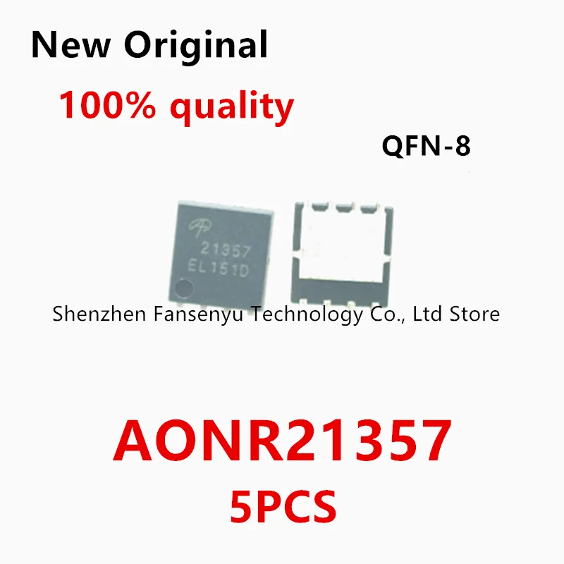 

(5PCS)100% New AONR21357 AO21357 21357 QFN-8 Chipset