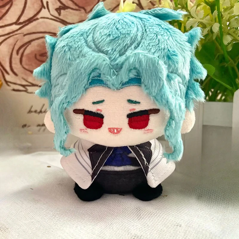 

Anime Genshin Impact II Dottore Zhongli Tartaglia Alhaitham Kaveh Cosplay Cute Mini Plush doll Keychain Starfish Body pendant