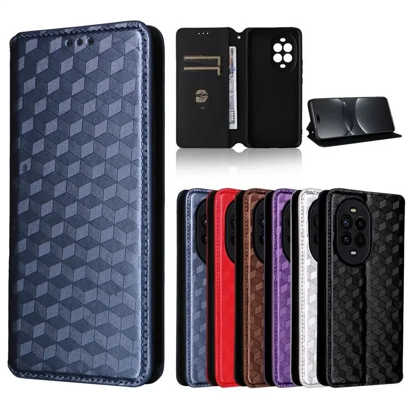 

For Huawei Nova 13 i 13i pro Case Texture Leather Magnetic Holder Wallet Back For Huawei Nova 13 Pro 13i Phone Case Funda Capa