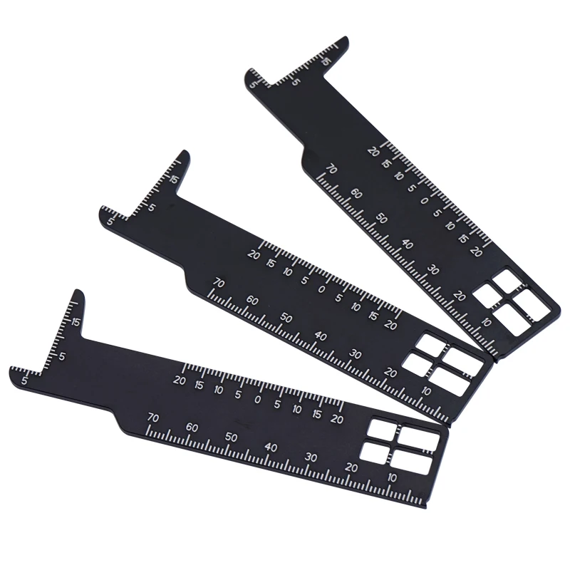 1pc Dental Precision Measuring Ruler Measure Scale Endodontic Instruments Double-Sided Scale Oral Vertical Distance Measurement