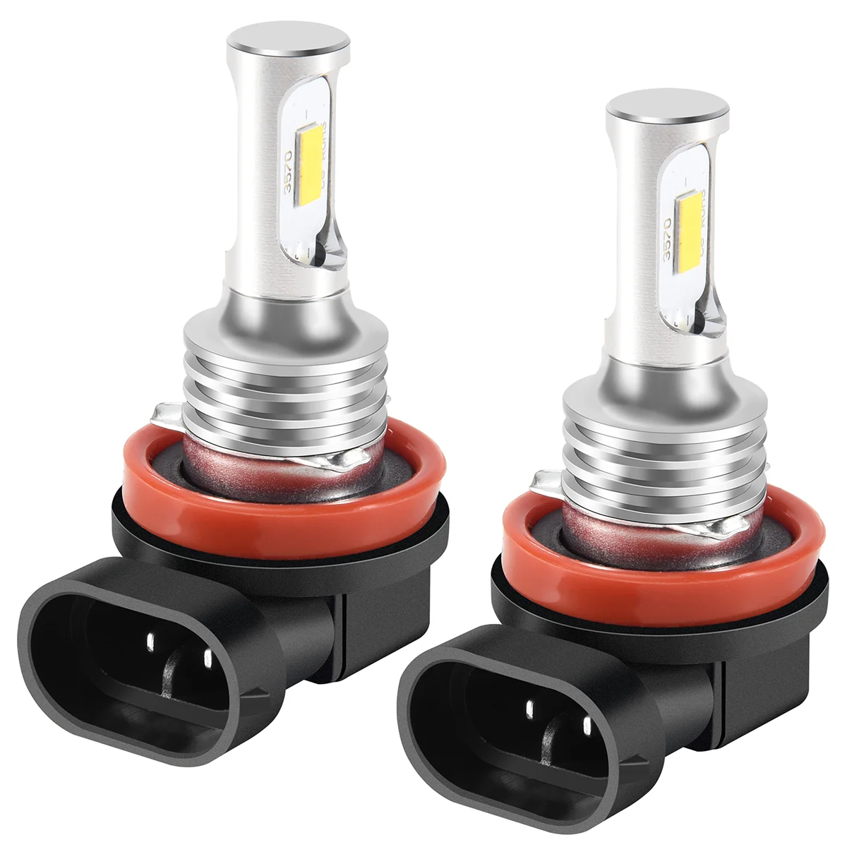 

H11 H8 H16 80W 4000LM 3000K Yellow Tech LED Fog Lights Conversion Bulbs Kit