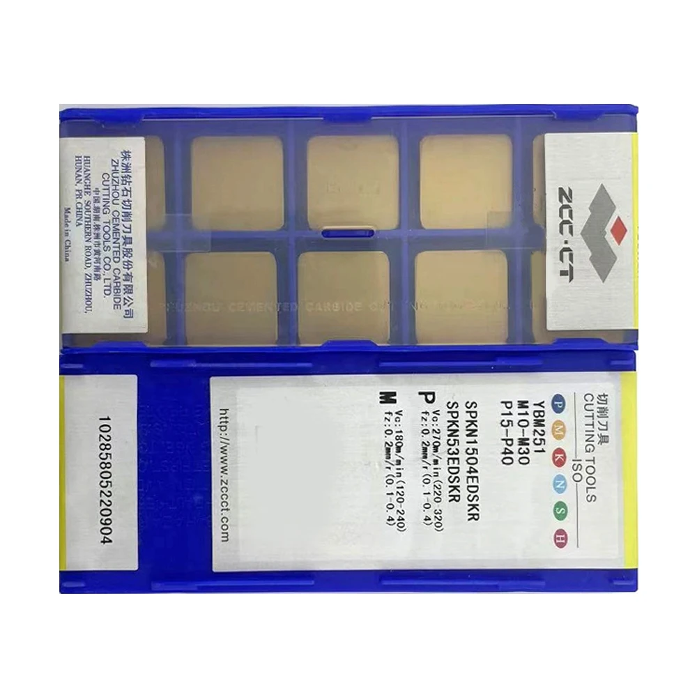 

HUAZHICHUN SPKN 1504EDSKR YBM251 Твердосплавный токарный станок с ЧПУ, вставки для токарной обработки резьбы для держателя инструмента для токарной обработки резьбы