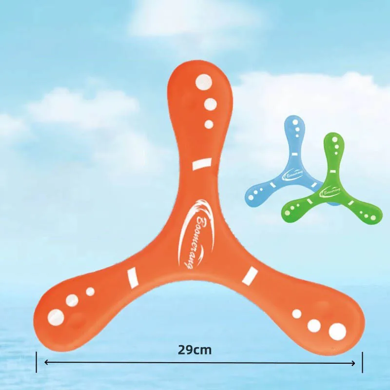 رمي يدوي للأطفال EVA 360 °   لعبة قرص الطيران من بوميرانج للرياضات الخارجية، لعبة رمي السهام اليدوية للتفاعل بين الوالدين والطفل