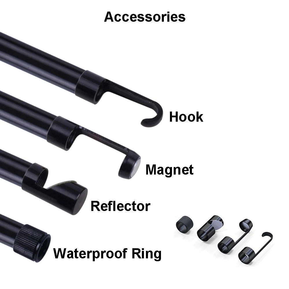 Imagem -04 - Câmera de Inspeção do Endoscópio tipo c Mini Ip67 Pipeline de Esgoto do Carro Borescope para Android Ios Iphone Hd1080p