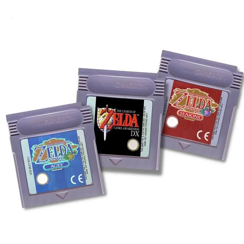 Zelda GBC Card 16 Bit Video Game Cartridge Console Card for Gameboy Awakening Oracle of Seasons Classic Game English Version view 6