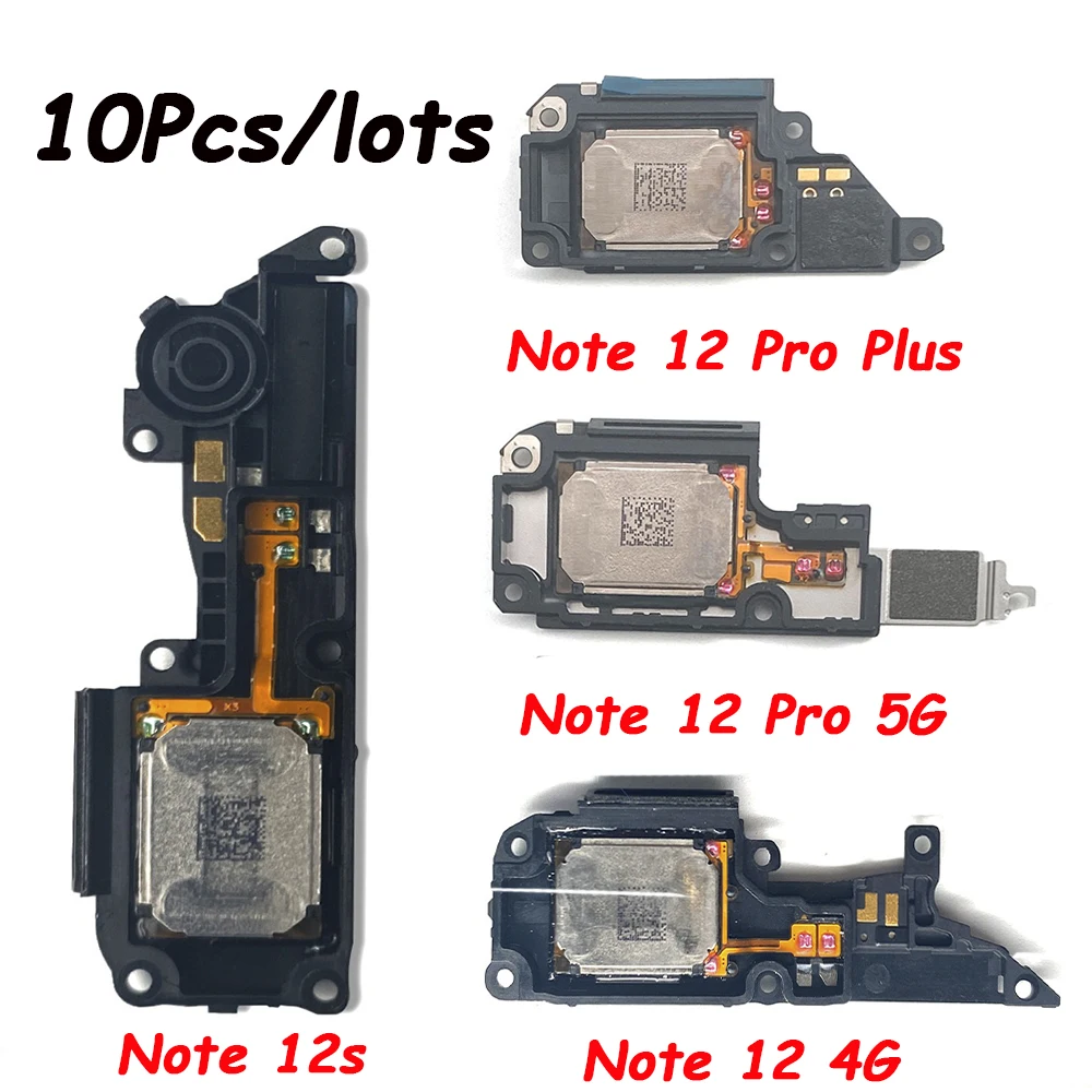 10 buah, pengeras suara untuk Xiaomi Redmi Note 7 8 8T 9 9s 10 10s 11 11s Pro 4G 5G pengeras suara bel cincin modul suara