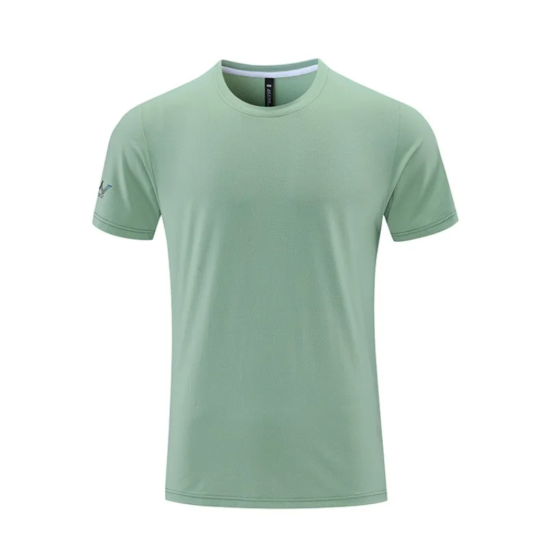 

Спортивные футболки для мужчин и женщин, быстросохнущие футболки с короткими рукавами, топы, свободные дышащие костюмы для бега из ледяного шелка, тренировочные костюмы для фитнеса