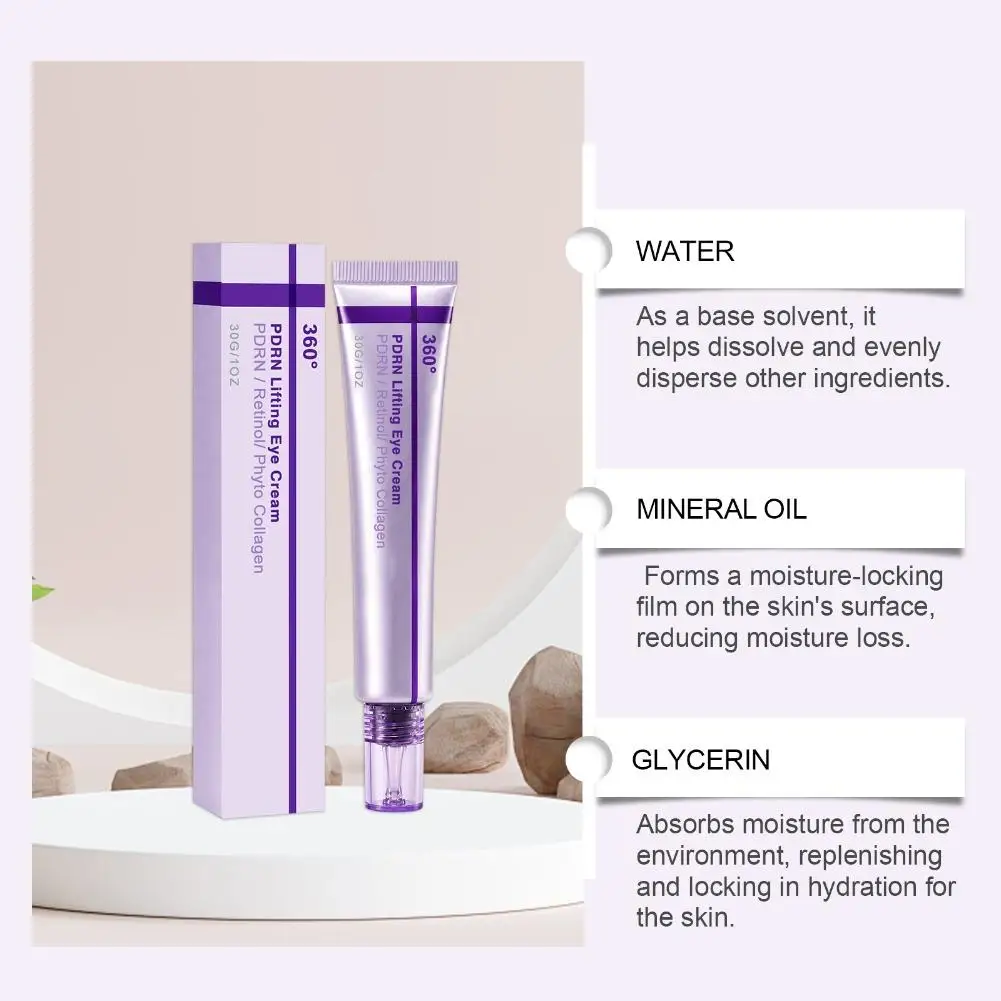 PDRN Lifting Straffende Augencreme Tiefenwirksame Hydratation Hellt den stumpfen Hautton auf Strafft den Augenbereich Straffende Augencreme – Detail 10