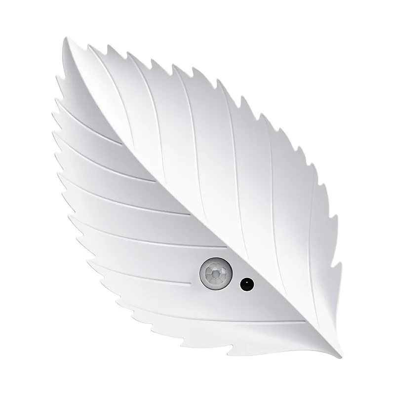 

Leaf body sensing light, magnetic self-adhesive remote control LED night light, bedroom object rechargeable wireless wall light