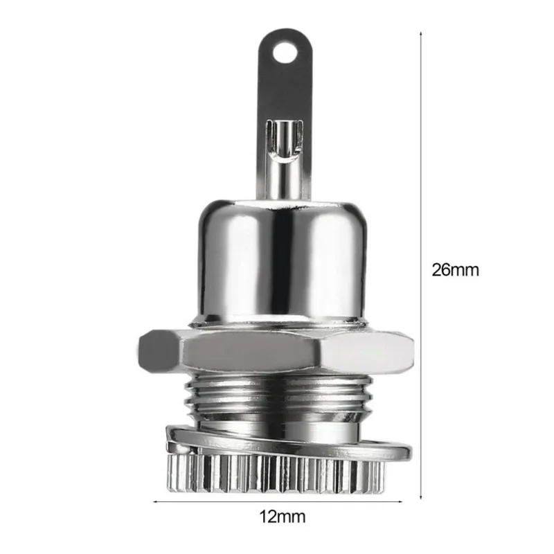 Nouveau paquet de 5 DC-099 5.5mm x 2.1mm 30V 10A prise Jack d'alimentation CC, adaptateur de connecteur de montage sur panneau femelle fileté