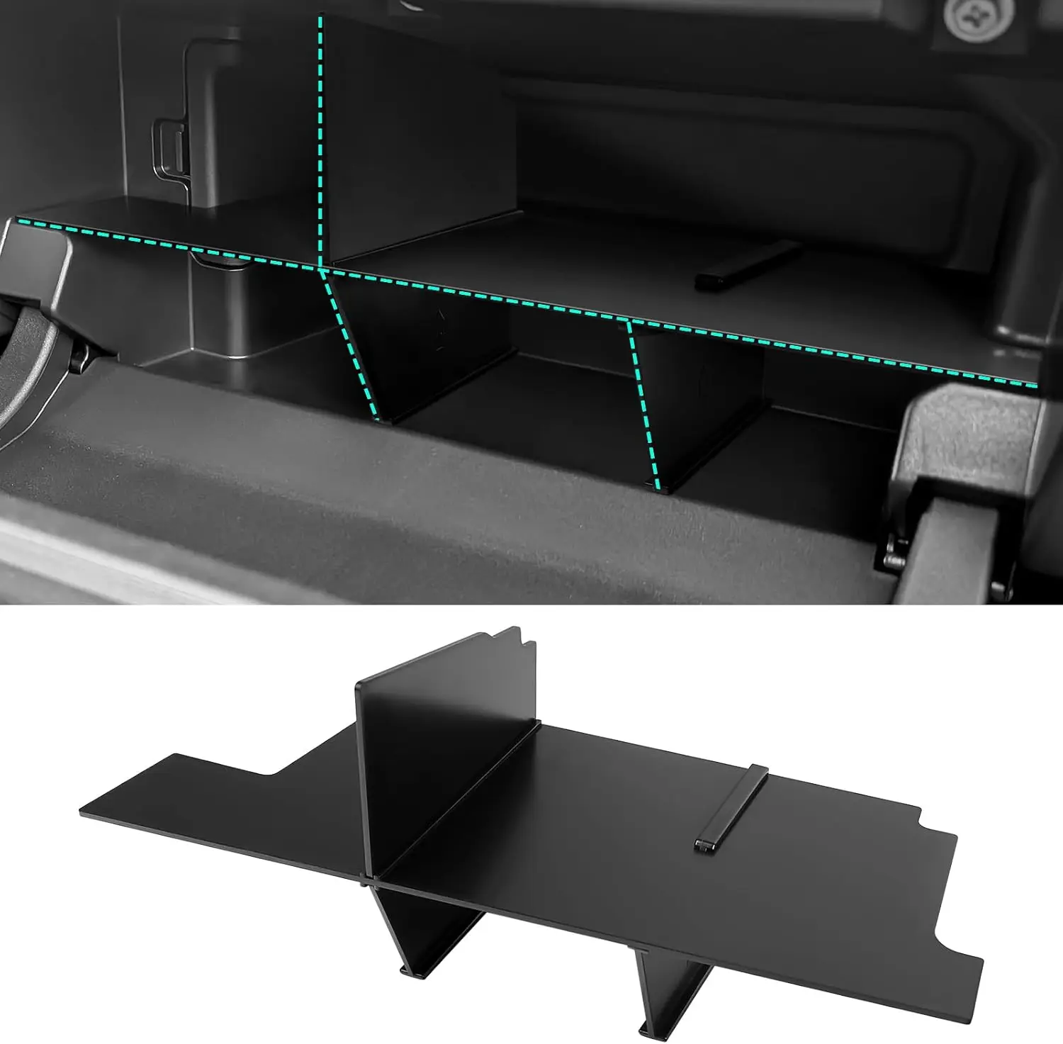 

For Toyota 4Runner Accessories 2025 2026 Glove Box Organizer Tray High-Quality ABS Car Center Console Organizer Insert