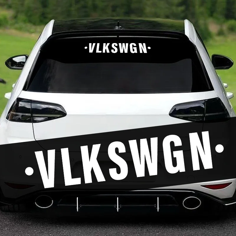 VLKSWGN Car Stickers, Waterproof Vinyl Decals for VW Rear Window Wiper Trunk Bumper