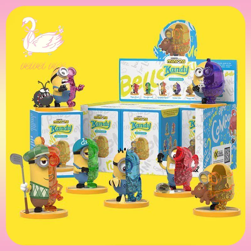 

Original Mighty Jaxx Minions Kandy Emotions Series Blind Box Cute Trendy Toys Action Figure Ornament Collect Toys Boys Gifts