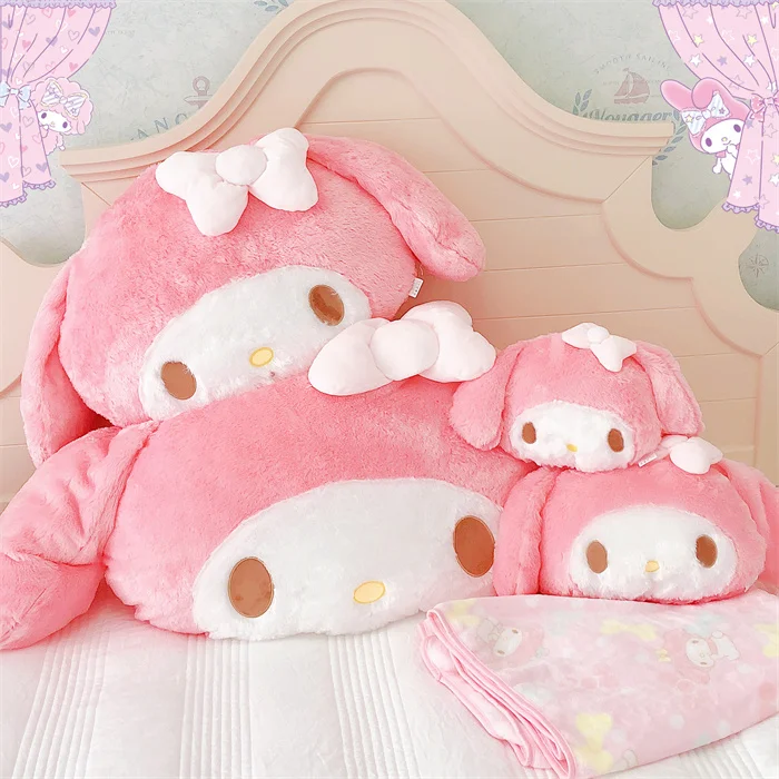 Boneka My Melody Ukuran Besar Bantal Peluk Ukuran Besar Bantal Punggung Nyaman Teman Tidur Boneka Sofa Bantal Dekoratif