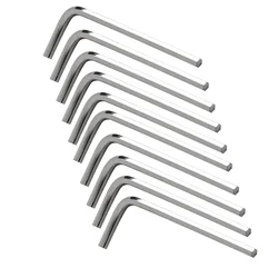 10pcs L-Type Hex Wrench Hexagon Wrench Key Wrench Optional 1.5-6mm Short Arm Vehicle Repair Tool Set Home Hand Tools set